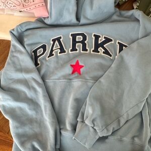 Parke L/XL hoodie in terry fleece
